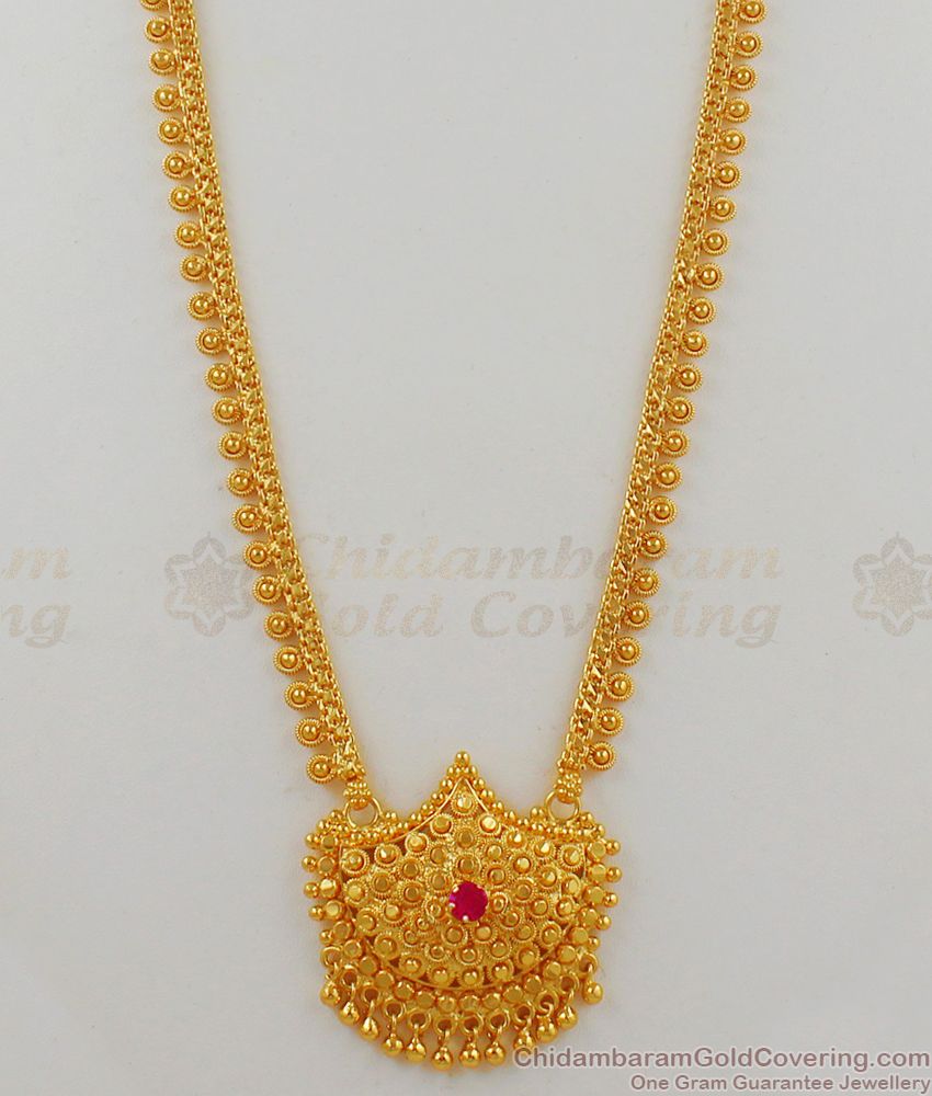 Simple Gold Haram Designs Imitation Jewelry Online Shopping HR1614