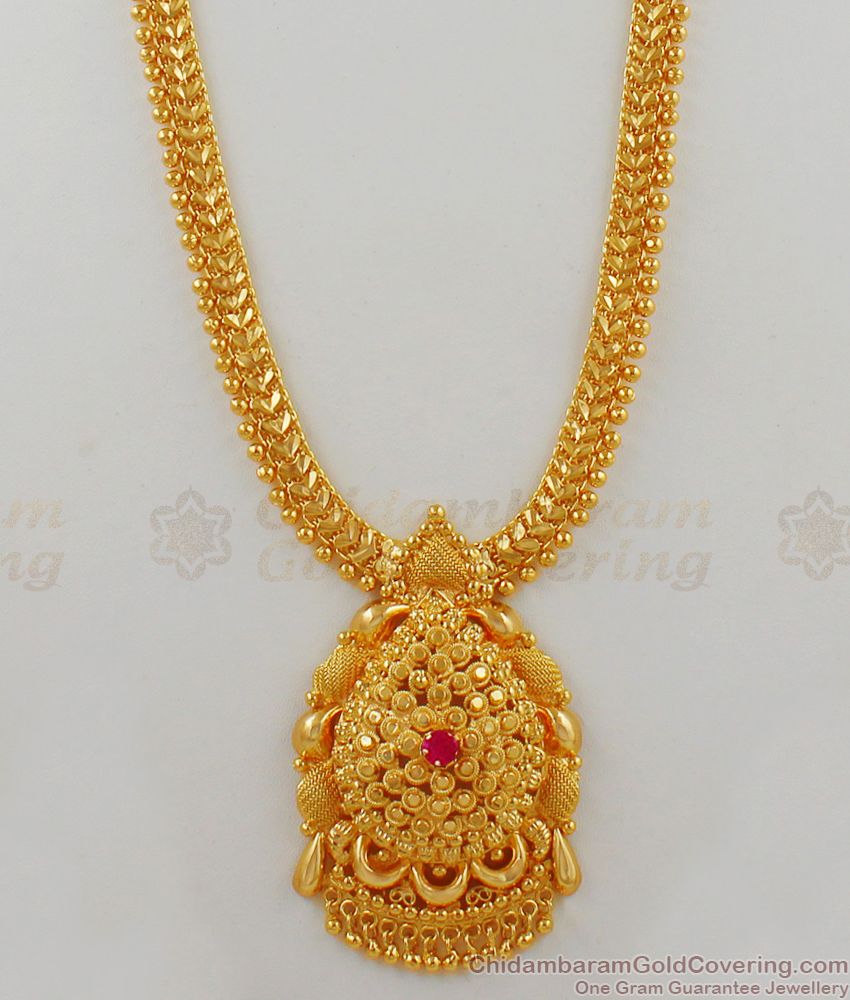 Grand Marriage Gold Haram Designs Imitation Jewelry Shop Online HR1615