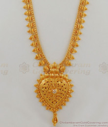 Gold Beads Long Haram Designs Imitation Jewelry Shop Online HR1616