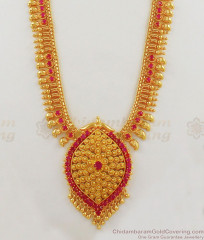 Beautiful Ruby Stone Gold Haaram For Ladies Function Wear Buy Online HR1652 Beautiful Ruby Stone Gold Haaram For Ladies Function Wear Buy Online HR1652