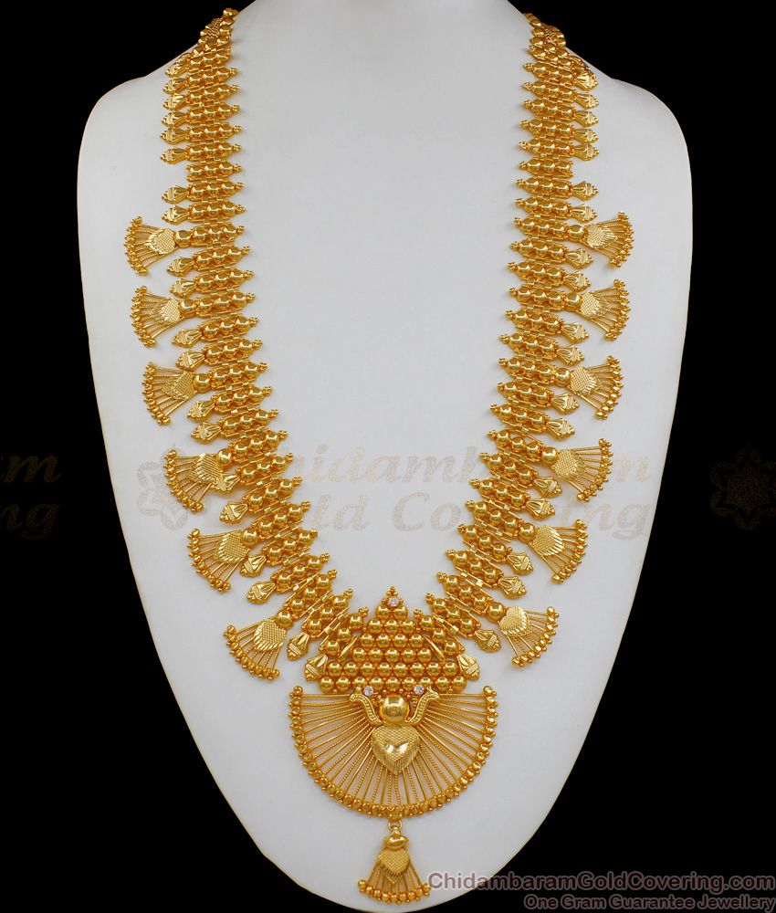  Kerala Wedding Collection Gold Haram Jewelry Collection For Ladies Buy Online HR1710