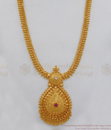 Classy Kerala Gold Haaram Design For Bridal Collection HR1726