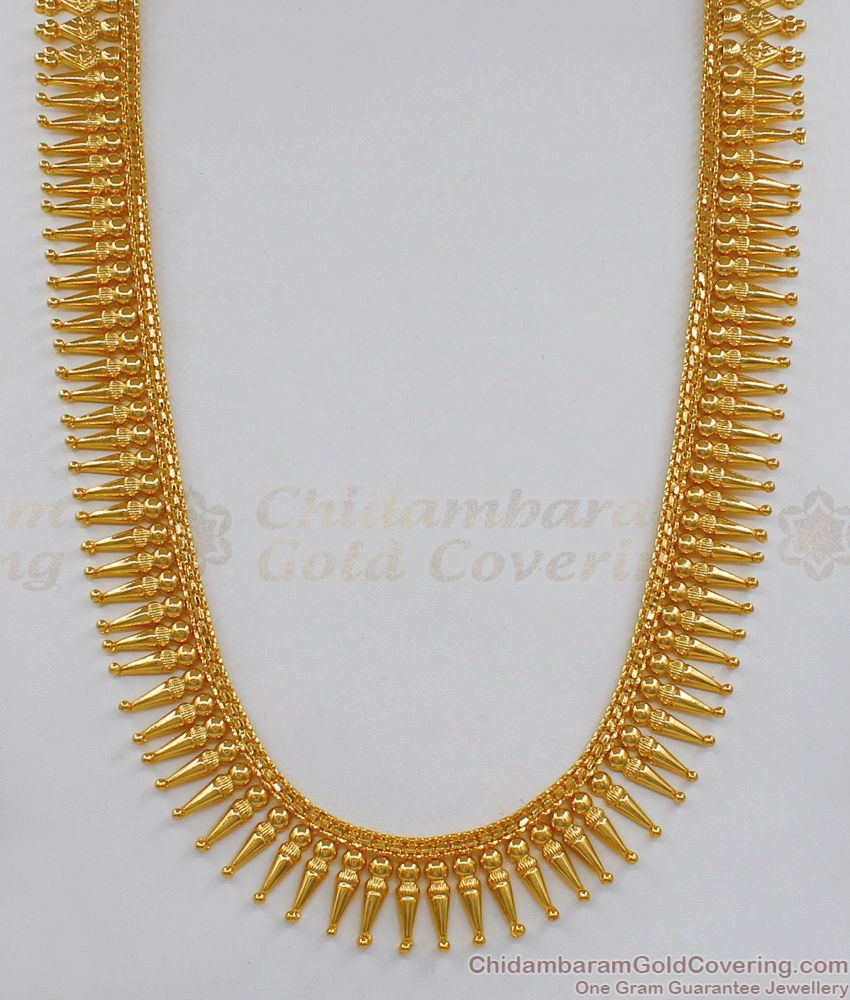 Latest Mullaipoo Gold Haaram Design For Women Buy Online HR1729