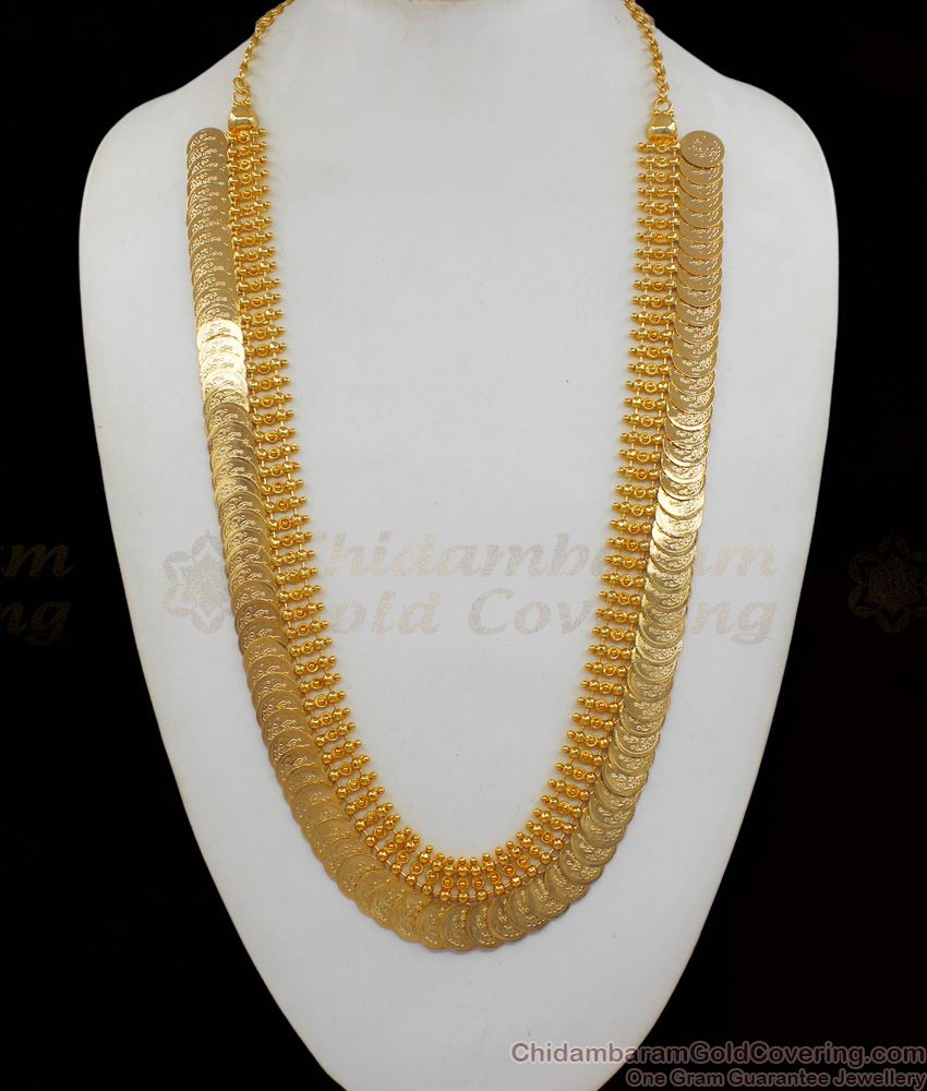 Lakshmi Kasu Malai One Gram Gold Haaram Design For Women Buy Online HR1766
