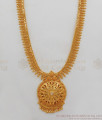 Bridal Wear Gold Haram Jewelry From Chidambaram Gold Covering HR1779