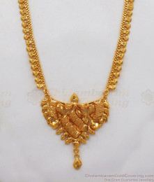 Calcutta Design Leaf Type One Gram Gold Haram Design HR1800 Calcutta Design Leaf Type One Gram Gold Haram Design HR1800