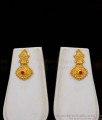 Karnataka Traditional Gold Forming Pavala Stone Long Necklace Combo Set HR1815