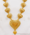 Valentine Heart Design Gold Dollar Long Chain Haram For Wedding HR1821