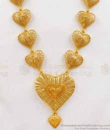 Valentine Heart Design Gold Dollar Long Chain Haram For Wedding HR1821 Valentine Heart Design Gold Dollar Long Chain Haram For Wedding HR1821