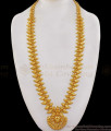 Kerala Bridal Necklace Mango Leaf Gold Haram Party Wear Collections HR1830