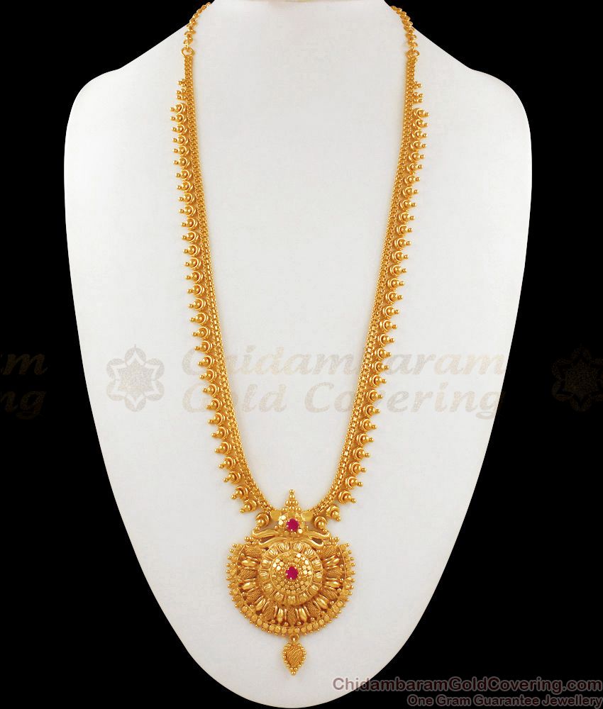 Attractive One Gram Gold Haram For Party Wear HR1836