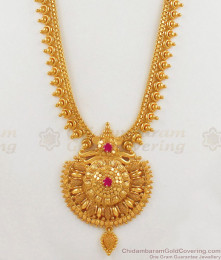 Attractive One Gram Gold Haram For Party Wear HR1836 Attractive One Gram Gold Haram For Party Wear HR1836