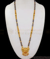 Gold Mangalsutra Design Long Thali Chain With Enamel Design For Women Hr1854