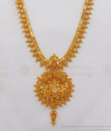 Sparkling White Stone One Gram Gold Haram Engagement Collections HR1880 Sparkling White Stone One Gram Gold Haram Engagement Collections HR1880