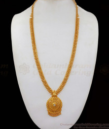 Simple Design One Gram Gold Beaded Haram Collections HR1882