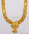 New Collection Pavala Stone Gold Haram With Earrings HR1885