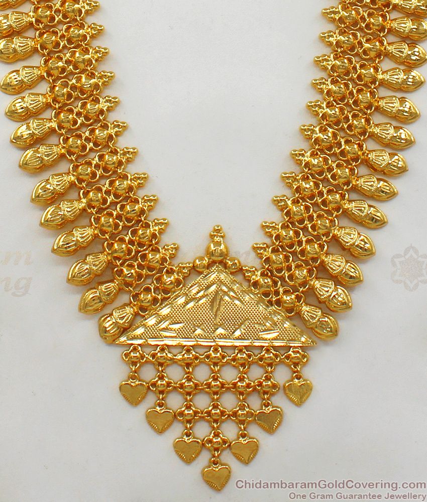 Kerala Wedding Gold Haarm For Bridal Collections HR1895