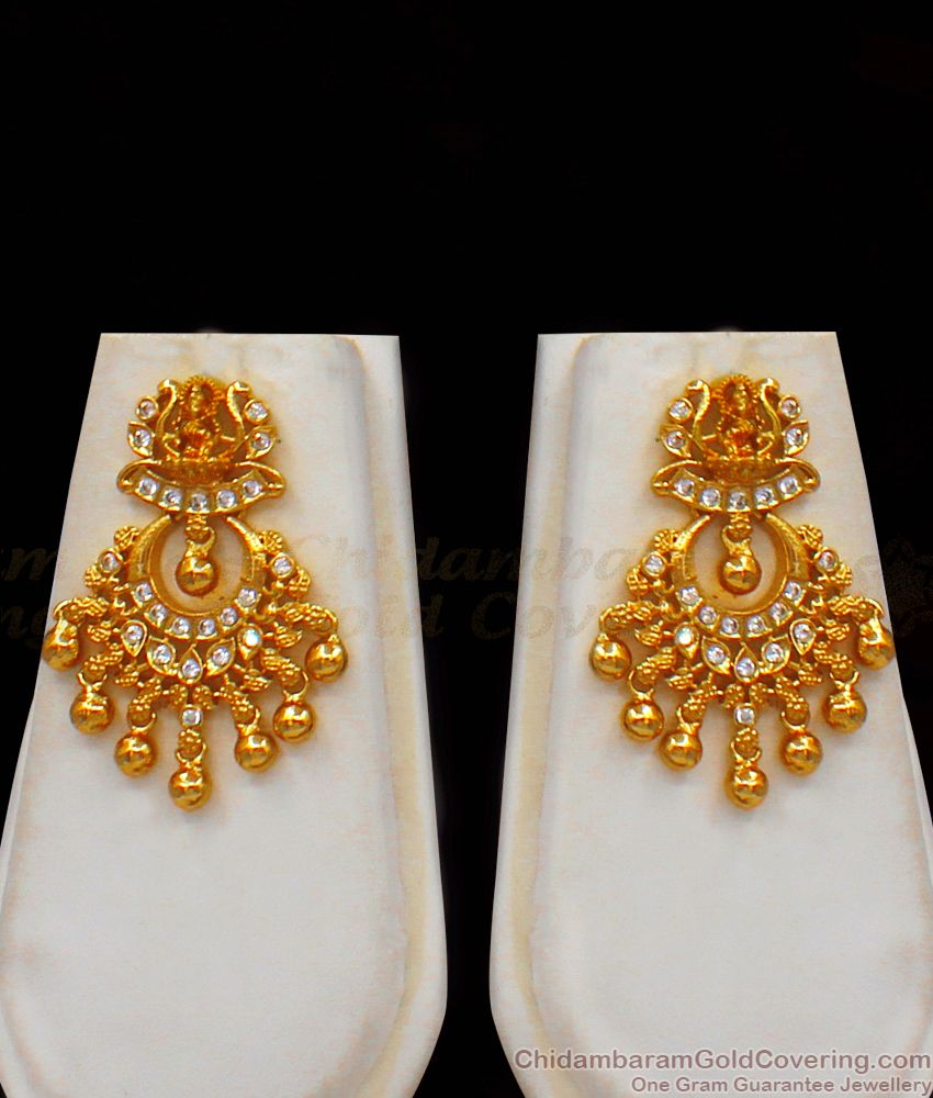 New Arrival Diamond Stone Gold Haaram With Earring Bridal Jewelry HR1898