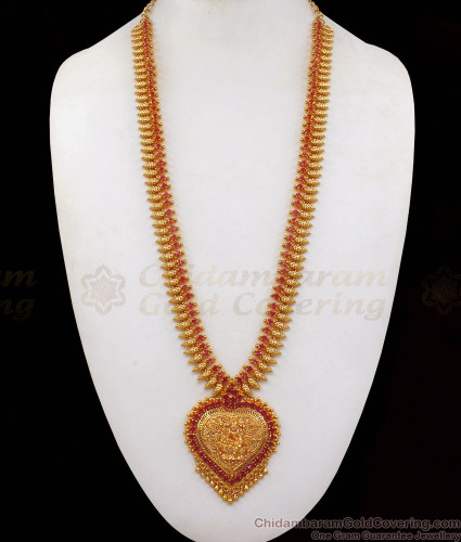 Beautiful Lakshmi Design Ruby Stone 