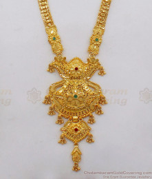 Premium Original Gold Haaram Forming Designs Gold Plated Jewelry HR1932