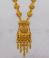 New Collection Gold Haram Forming Designs Bridal Set with Earrings HR1936
