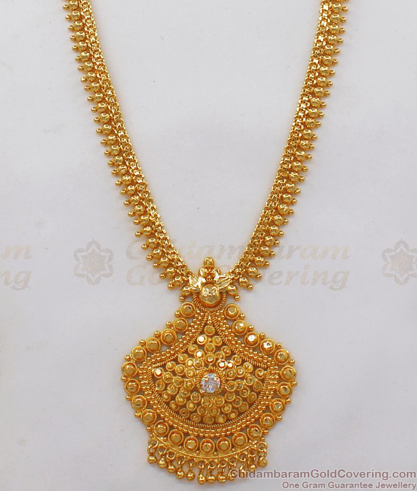 Traditional White Stone Gold Haram Collections HR1943 Traditional White Stone Gold Haram Collections HR1943