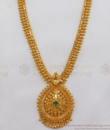 New Arrival One Gram Gold Haram Collections For Bridal Wear HR1951 New Arrival One Gram Gold Haram Collections For Bridal Wear HR1951