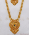 Beautiful Gold Haram Necklace Combo Set For Wedding Collection HR1954