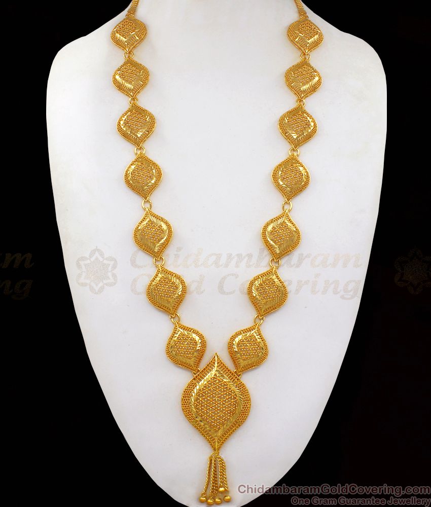 Arabian Design Gold Haram For Bride From Chidambaram Gold Covering HR2001