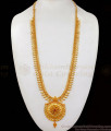 Flourishing One Gram Gold Haram With Single Ruby Stone HR2006 Flourishing One Gram Gold Haram With Single Ruby Stone HR2006