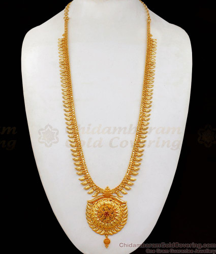 Flourishing One Gram Gold Haram With 