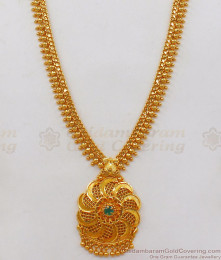 Fabulous Light Weight Long Necklace Collections Shop Online Gold Haram HR2009