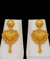 Enticing Heartin Shape Gold Forming Haram With Earrings Combo HR2038