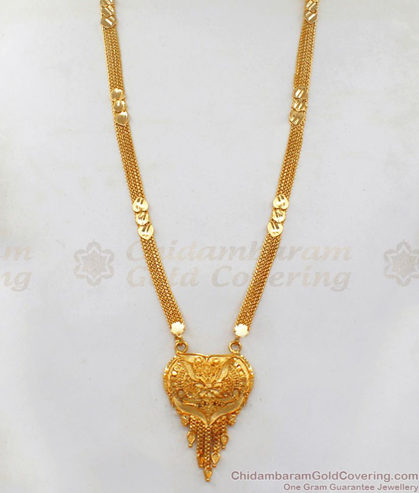 One Gram Gold Dollar Mangalsutra Haram Online Collections HR2049