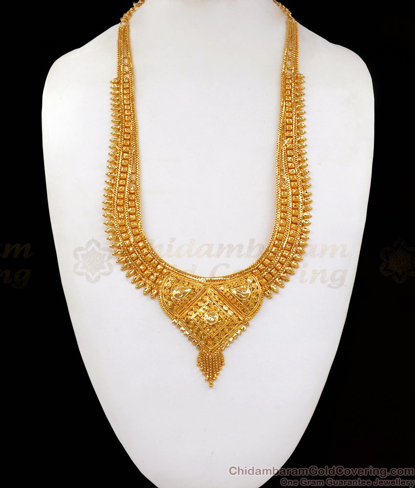 Wedding Collection One Gram Gold Calcutta Haram Designs Shop Online HR2067