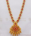 Full Ruby Peacock Pattern Multi Stone Haram With Earrings Set HR2102 Full Ruby Peacock Pattern Multi Stone Haram With Earrings Set HR2102