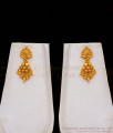 Leaf Mullai Design One Gram Gold Forming Haram Earrings Set HR2112