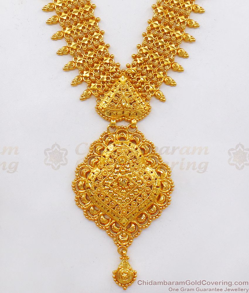 Unique Design Gold Forming Haram Earrings Set HR2119