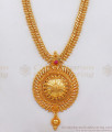 Net Pattern One Gram Gold Haram Designs Ruby Stone HR2133