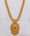 Ruby Red Stone Gold Haram Daily Wear Shop Online HR2142 Ruby Red Stone Gold Haram Daily Wear Shop Online HR2142
