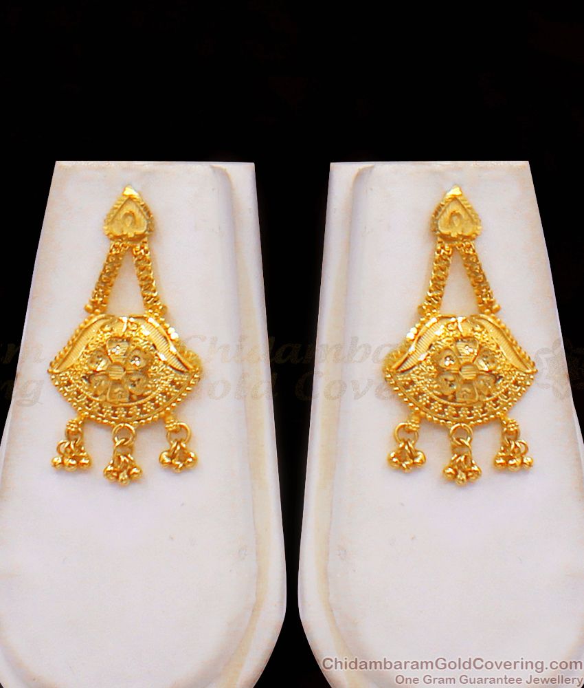 Charming Butterfly Real Gold Design Haram Earring Combo Forming Set HR2152