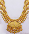 Latest Kerala Mullaipoo Forming Gold Haram Hanging Hearts HR2194