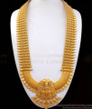 Grand Traditional Lakshmi Kerala Bridal Jewelry Very Long Forming Haram HR2196