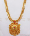 Bridal Collections Gold Haram Ruby Stone Flower Design HR2210