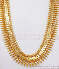 Traditional One Gram Gold Kasumalai Mullaipoo Haram HR2217 Traditional One Gram Gold Kasumalai Mullaipoo Haram HR2217