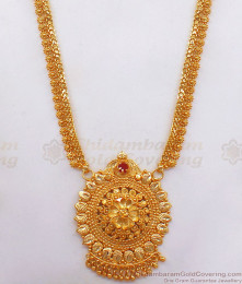 New Ruby Stone Flower Pendant Gold Haram Womens Fashion HR2231 New Ruby Stone Flower Pendant Gold Haram Womens Fashion HR2231