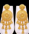 Grand Arabic Design Two Gram Gold Forming Haaram Dubai Gold Pattern With Earring HR2236