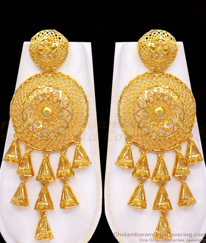 Buy Bridal Wear First Quality Gold Plated Dubai Gold Haram with Earrings