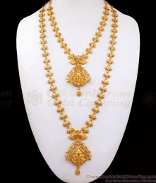 Grand Long Haram Gold Imitation Jewelry Necklace Combo Set HR2262 Grand Long Haram Gold Imitation Jewelry Necklace Combo Set HR2262