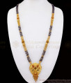 Black Beaded Two Gram Gold Mangalsutra Haaram Shop Online HR2274